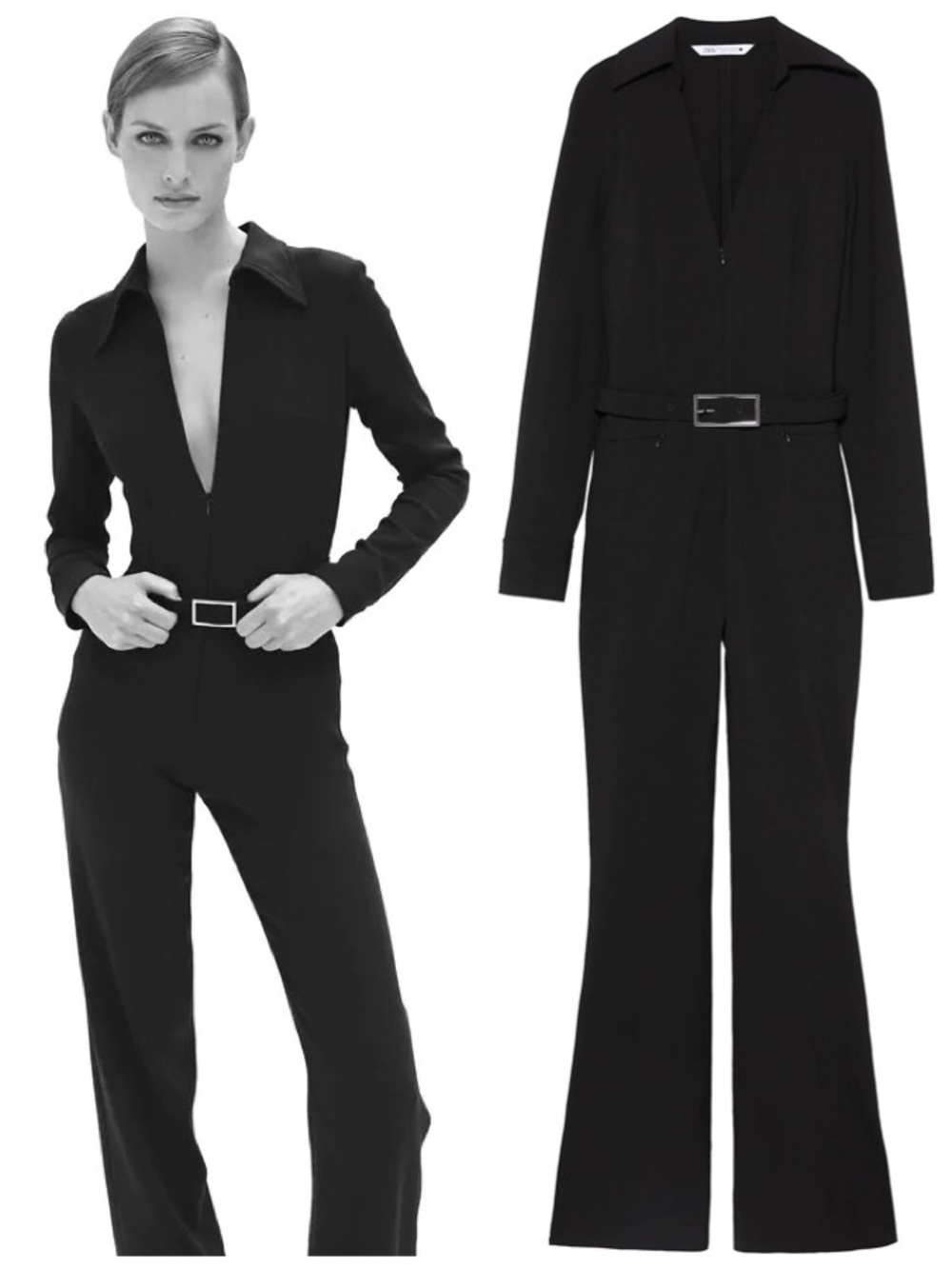 Zara Limited Edition Shirt Jumpsuit